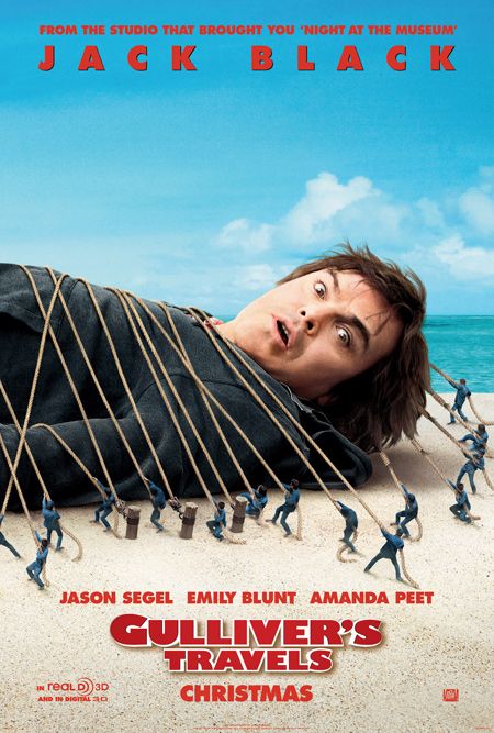 1000 piece jigsaw puzzle for the movie poster: Gulliver's Travels (2010) ver3