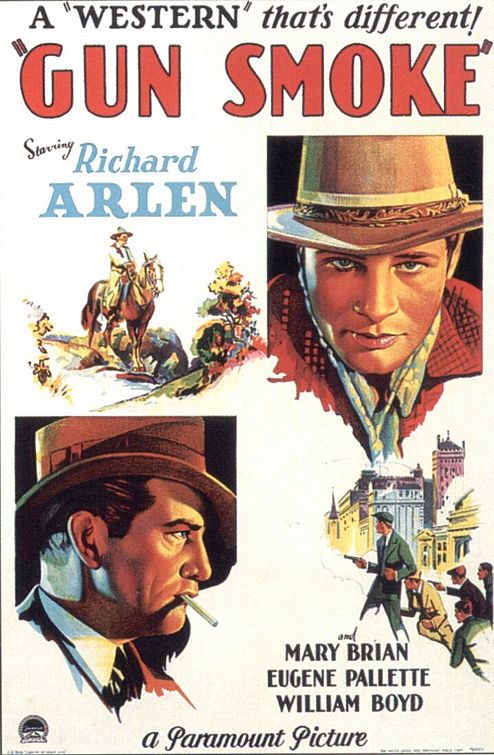 the movie poster: Gun Smoke (1931)