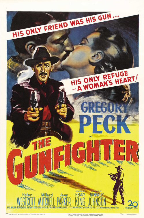 1000 piece jigsaw puzzle for the movie poster: The Gunfighter (1950)