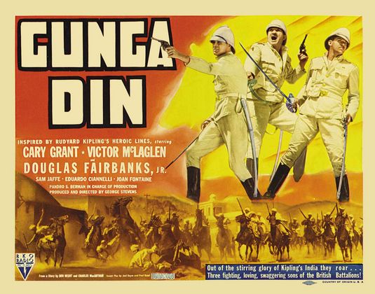 the movie poster: Gunga Din (1939)