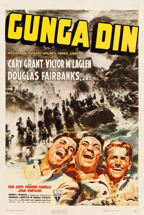 1000 piece jigsaw puzzle for the movie poster: Gunga Din (1939) ver2