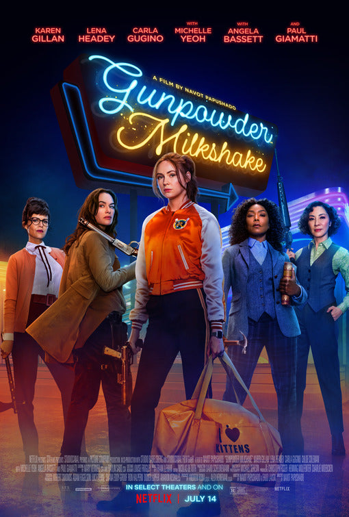 1000 piece jigsaw puzzle for the movie poster: Gunpowder Milkshake (2021) ver3