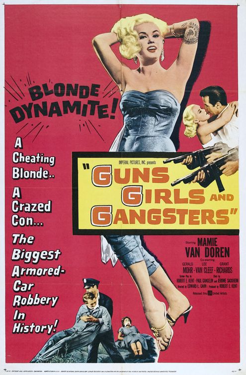 the movie poster: Guns, Girls, and Gangsters (1959)