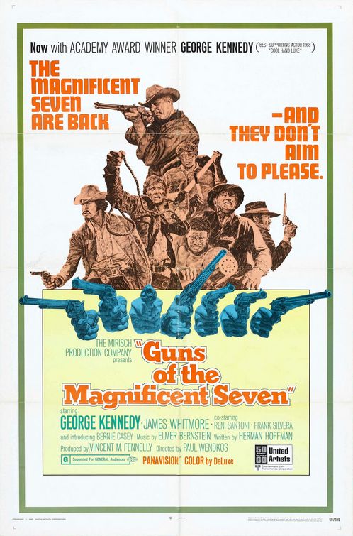 the movie poster: Guns of the Magnificent Seven (1969)