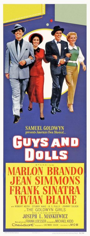 the movie poster: Guys and Dolls (1955) ver3