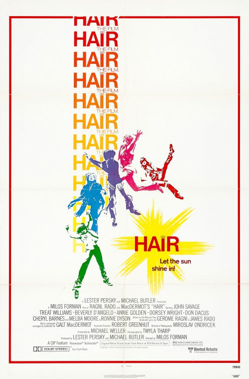 the movie poster: Hair (1979)