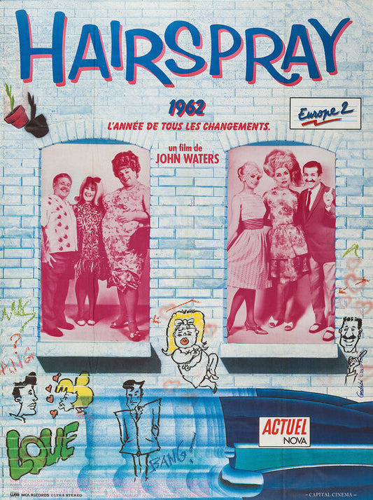1000 piece jigsaw puzzle for the movie poster: Hairspray (1988) ver4