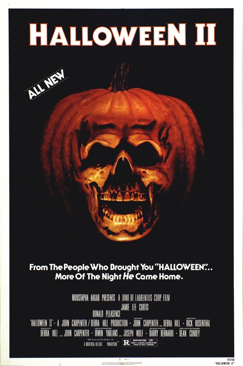 1000 piece jigsaw puzzle for the movie poster: Halloween II (1981)