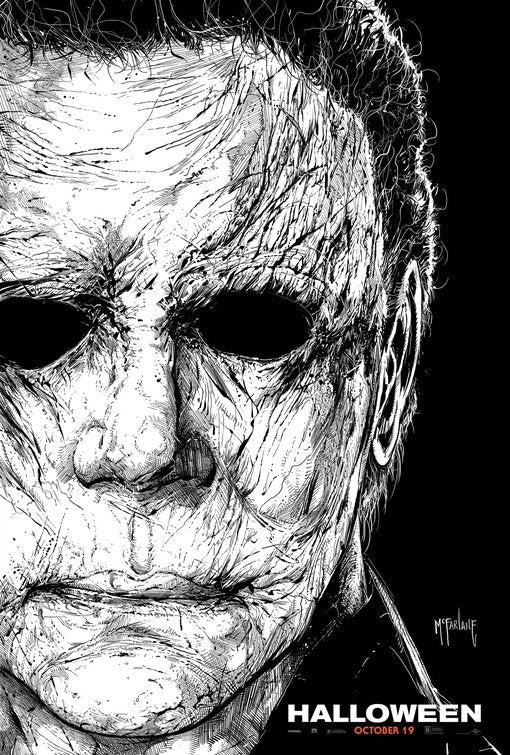 1000 piece jigsaw puzzle for the movie poster: Halloween (2018) ver5
