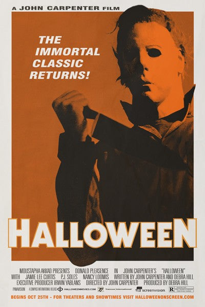 1000 piece jigsaw puzzle for the movie poster: Halloween (1978) ver8
