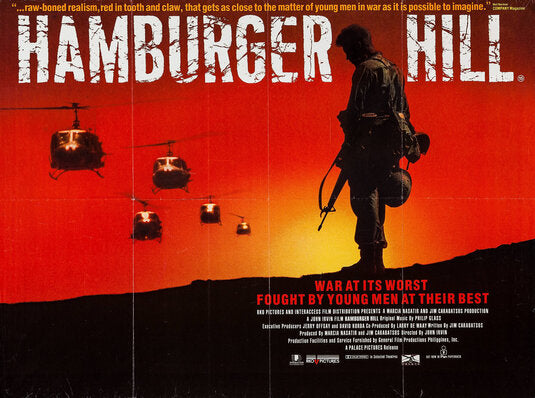 1000 piece jigsaw puzzle for the movie poster: Hamburger Hill (1987) ver3