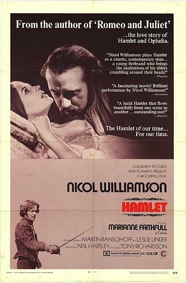 the movie poster: Hamlet (1969)
