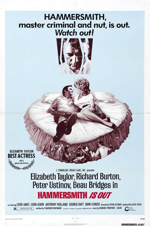 the movie poster: Hammersmith Is Out (1972)