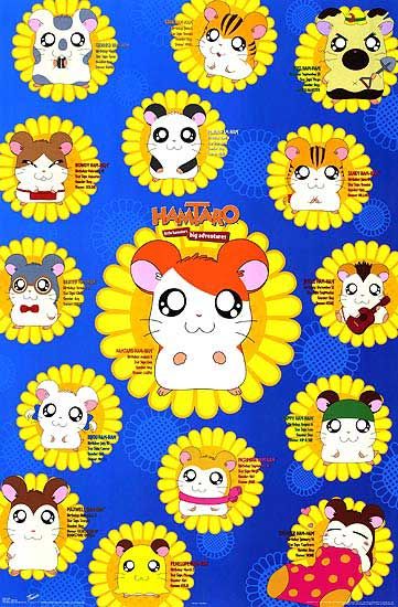 1000 piece jigsaw puzzle for tv poster: Hamtaro