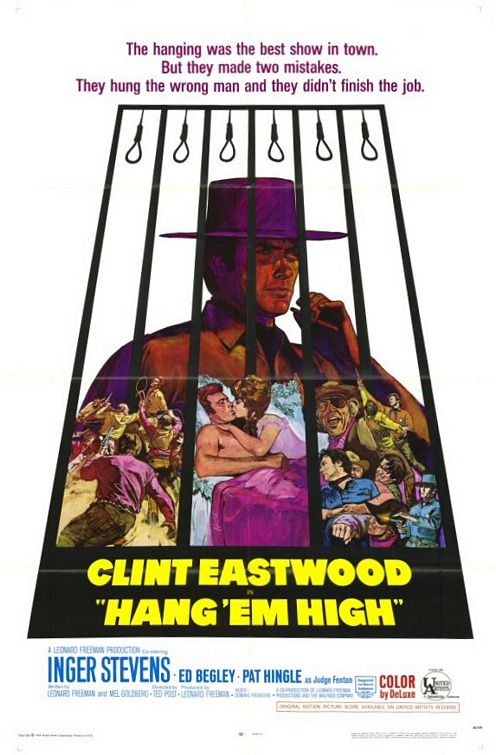 the movie poster: Hang 'Em High (1968)