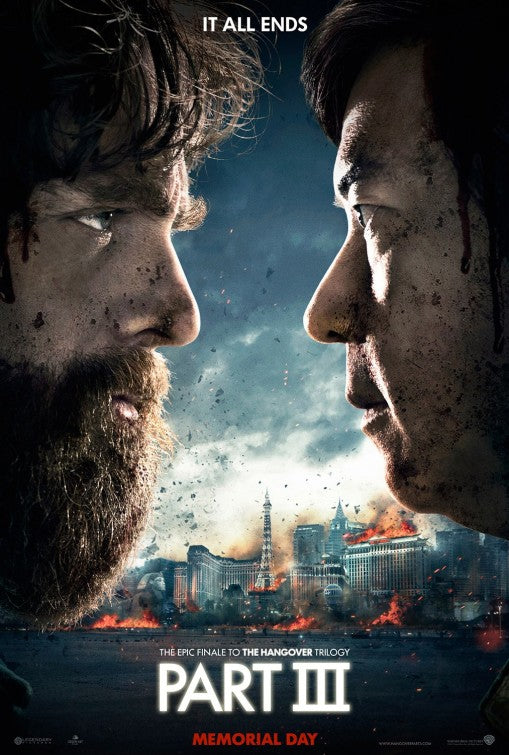 1000 piece jigsaw puzzle for the movie poster: The Hangover Part III (2013)