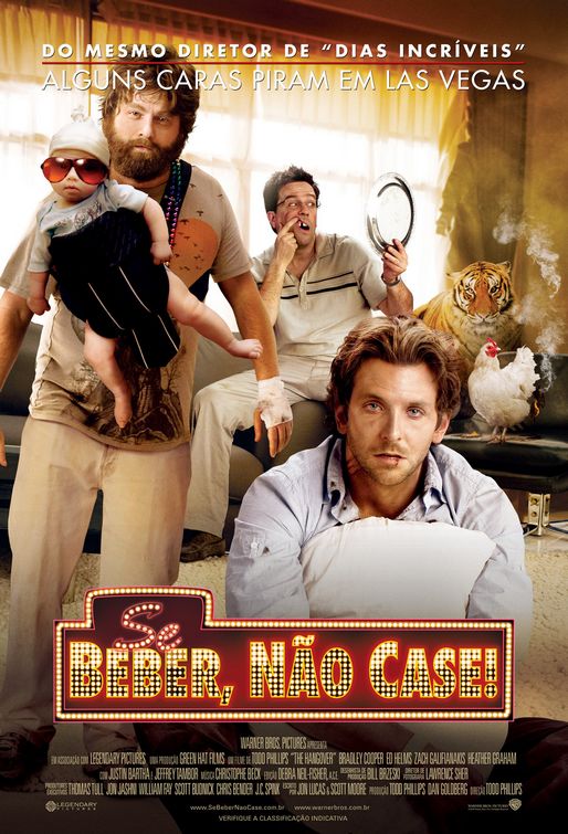 1000 piece jigsaw puzzle for the movie poster: The Hangover (2009) ver13