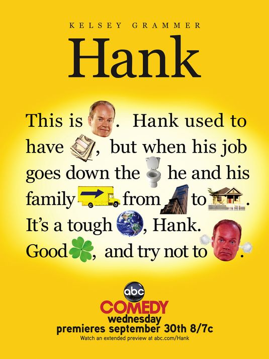 1000 piece jigsaw puzzle for tv poster: Hank