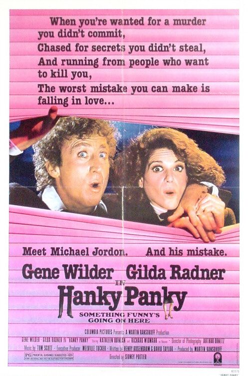 the movie poster: Hanky Panky (1982)