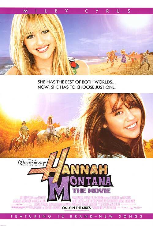 the movie poster: Hannah Montana: The Movie (2009)