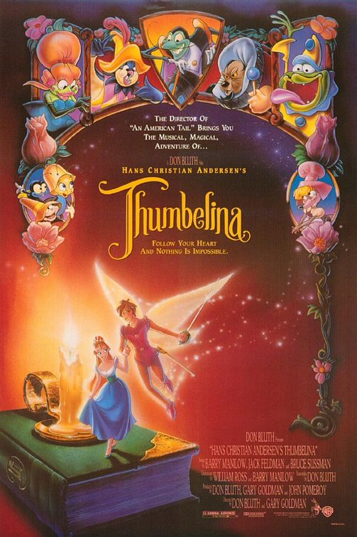 the movie poster: Hans Christian Andersen's Thumbelina (1994)