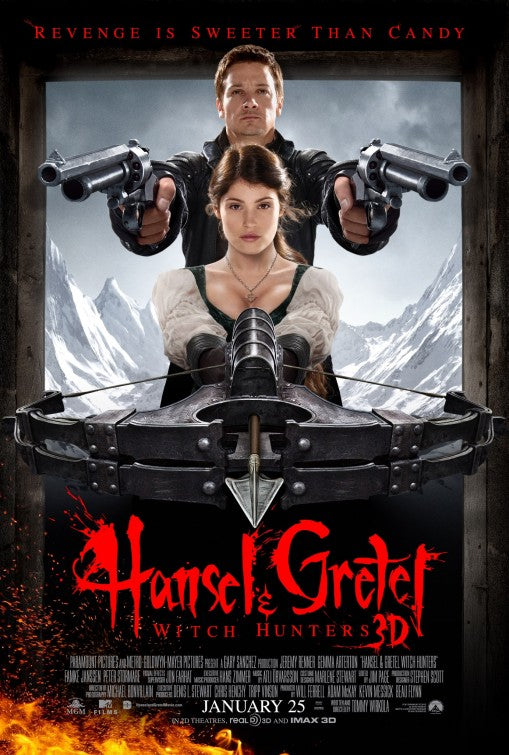 1000 piece jigsaw puzzle for the movie poster: Hansel and Gretel: Witch Hunters (2013) ver5