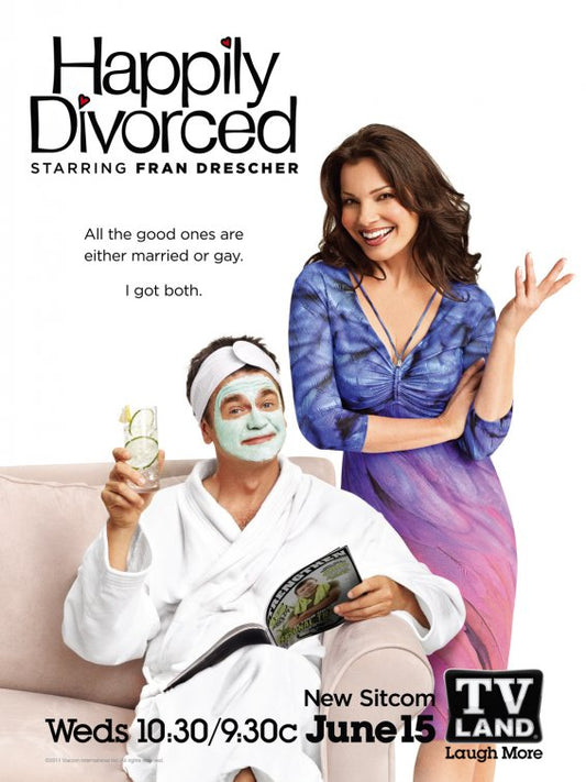 1000 piece jigsaw puzzle for tv poster: Happily Divorced