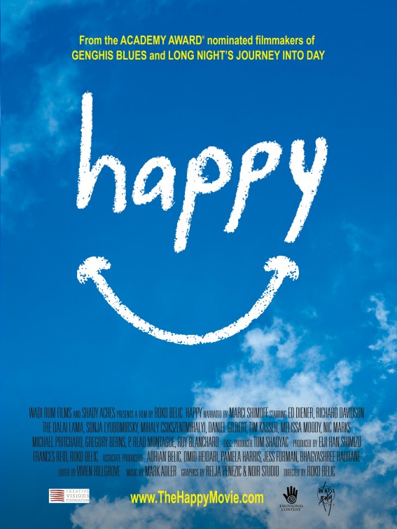 1000 piece jigsaw puzzle for the movie poster: Happy (2012)