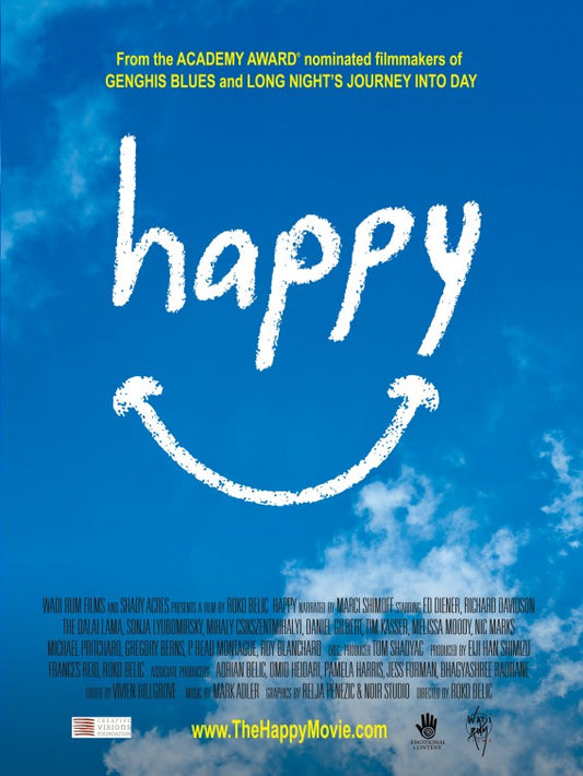 1000 piece jigsaw puzzle for the movie poster: Happy (2012)