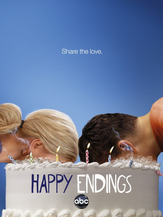 1000 piece jigsaw puzzle for tv poster: Happy Endings, ver2