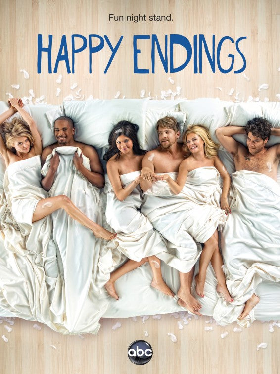 1000 piece jigsaw puzzle for tv poster: Happy Endings, ver3