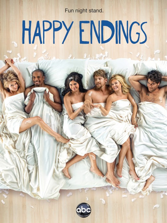 1000 piece jigsaw puzzle for tv poster: Happy Endings, ver3