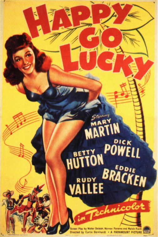 the movie poster: Happy Go Lucky (1943)