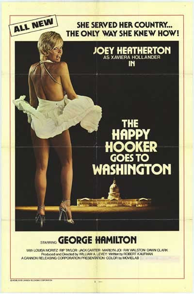1000 piece jigsaw puzzle for the movie poster: The Happy Hooker Goes to Washington (1977)