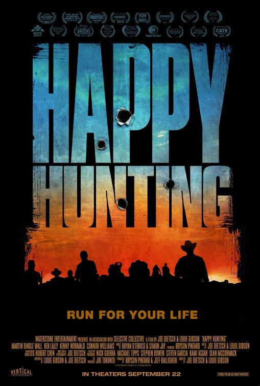 1000 piece jigsaw puzzle for the movie poster: Happy Hunting (2017)