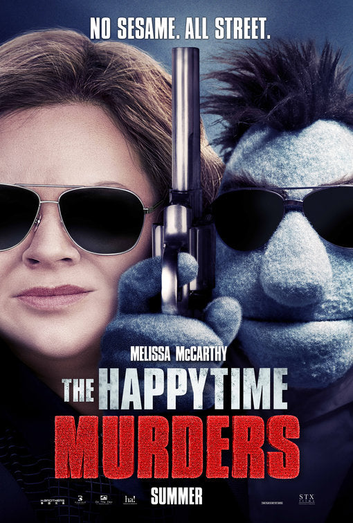 1000 piece jigsaw puzzle for the movie poster: The Happytime Murders (2018)