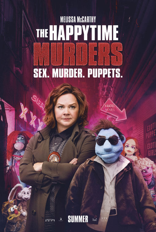 1000 piece jigsaw puzzle for the movie poster: The Happytime Murders (2018) ver2