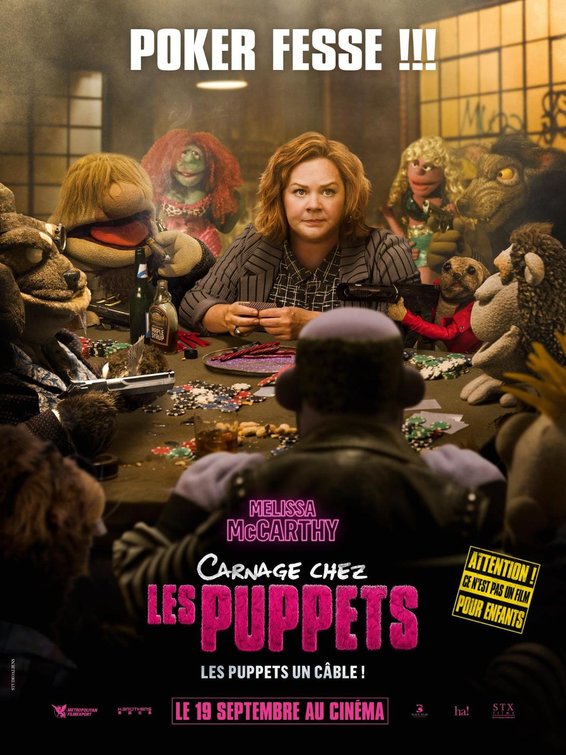 1000 piece jigsaw puzzle for the movie poster: The Happytime Murders (2018) ver4