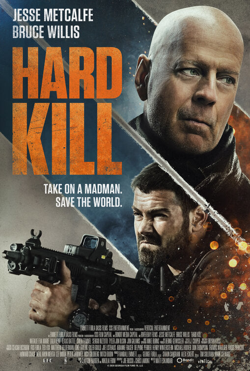 1000 piece jigsaw puzzle for the movie poster: Hard Kill (2020)