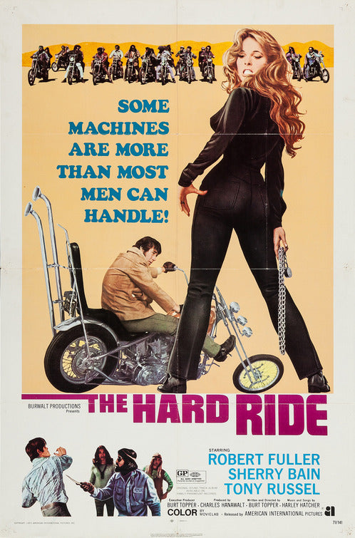 the movie poster: The Hard Ride (1971)