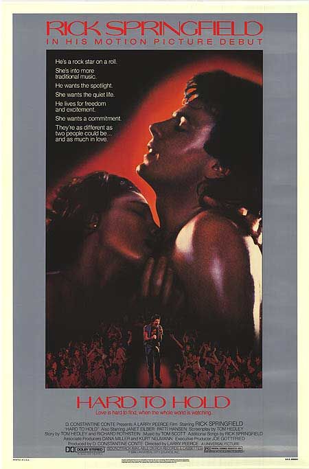 the movie poster: Hard to Hold (1984)