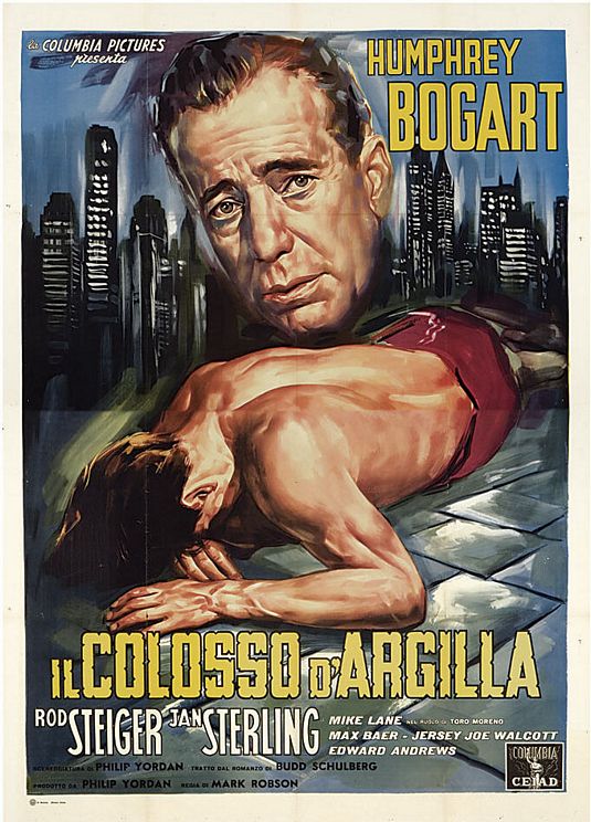 the movie poster: The Harder They Fall (1956) ver4