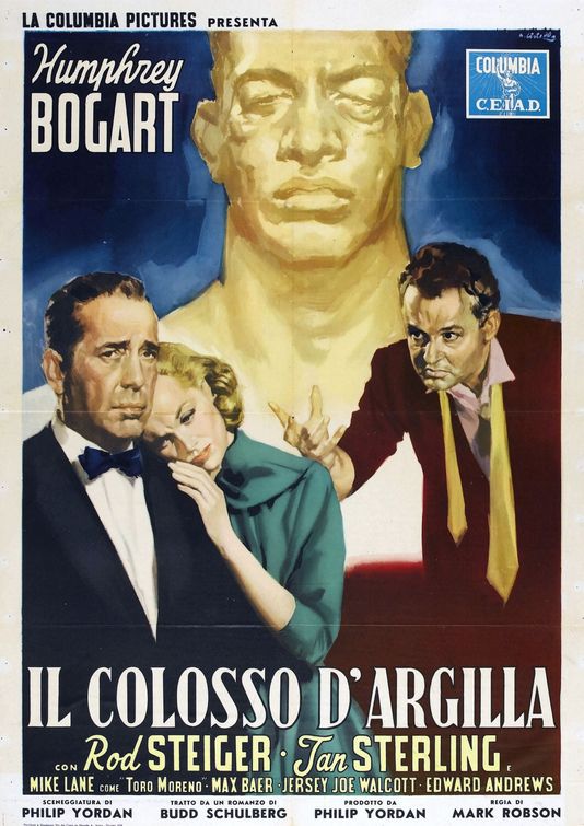 the movie poster: The Harder They Fall (1956) ver6