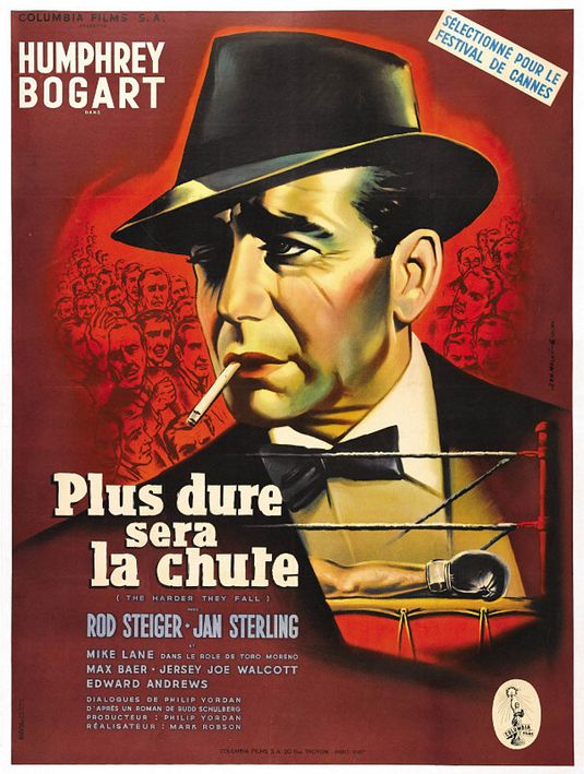 the movie poster: The Harder They Fall (1956) ver7