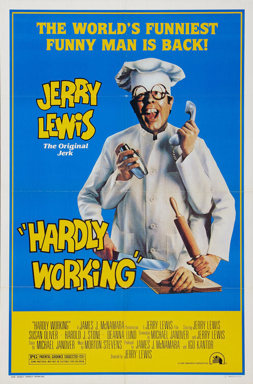 1000 piece jigsaw puzzle for the movie poster: Hardly Working (1980)