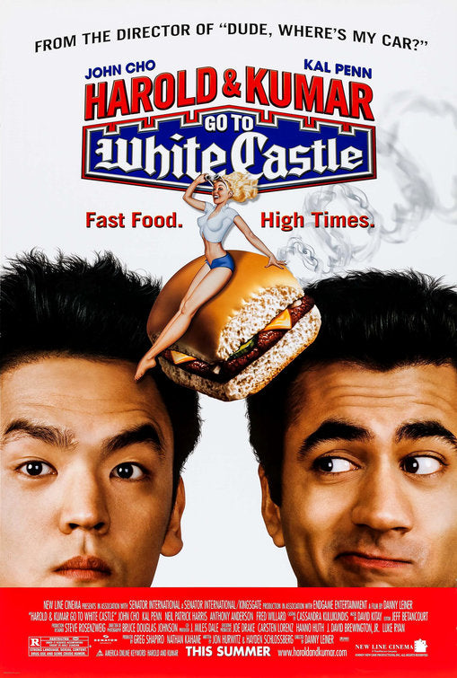 the movie poster: Harold & Kumar Go To White Castle (2004)