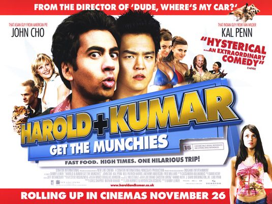 the movie poster: Harold & Kumar Go To White Castle (2004) ver3