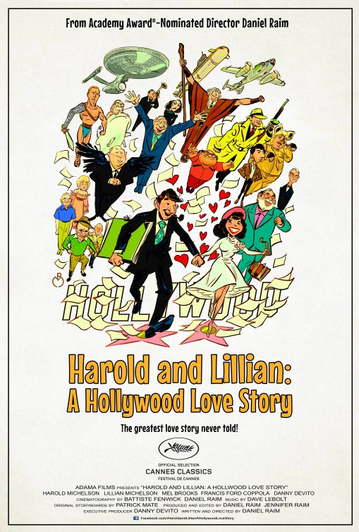1000 piece jigsaw puzzle for the movie poster: Harold and Lillian: A Hollywood Love Story (2017)