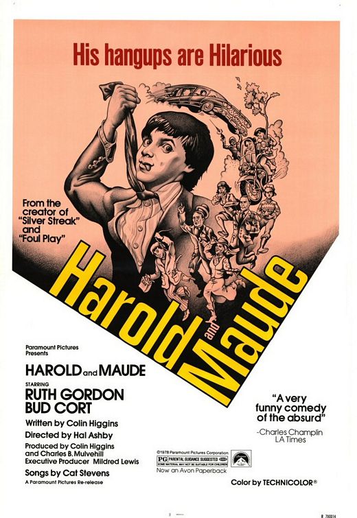the movie poster: Harold and Maude (1972)