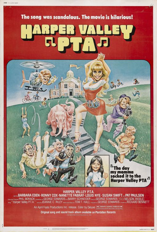 the movie poster: Harper Valley PTA (1978) ver1